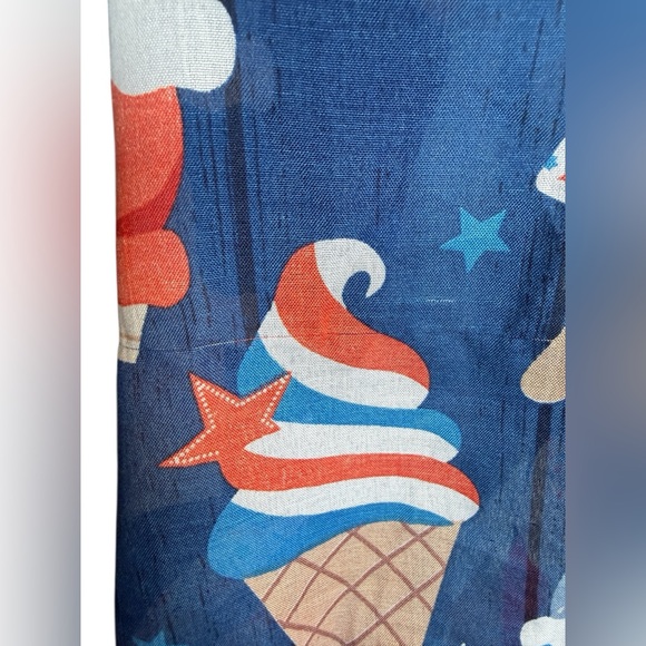 Patriotic Scarfs-Set of 3- Ice Cream/Stars/ 4th of July- 60”L x 12”W- Polyester - Picture 10 of 11